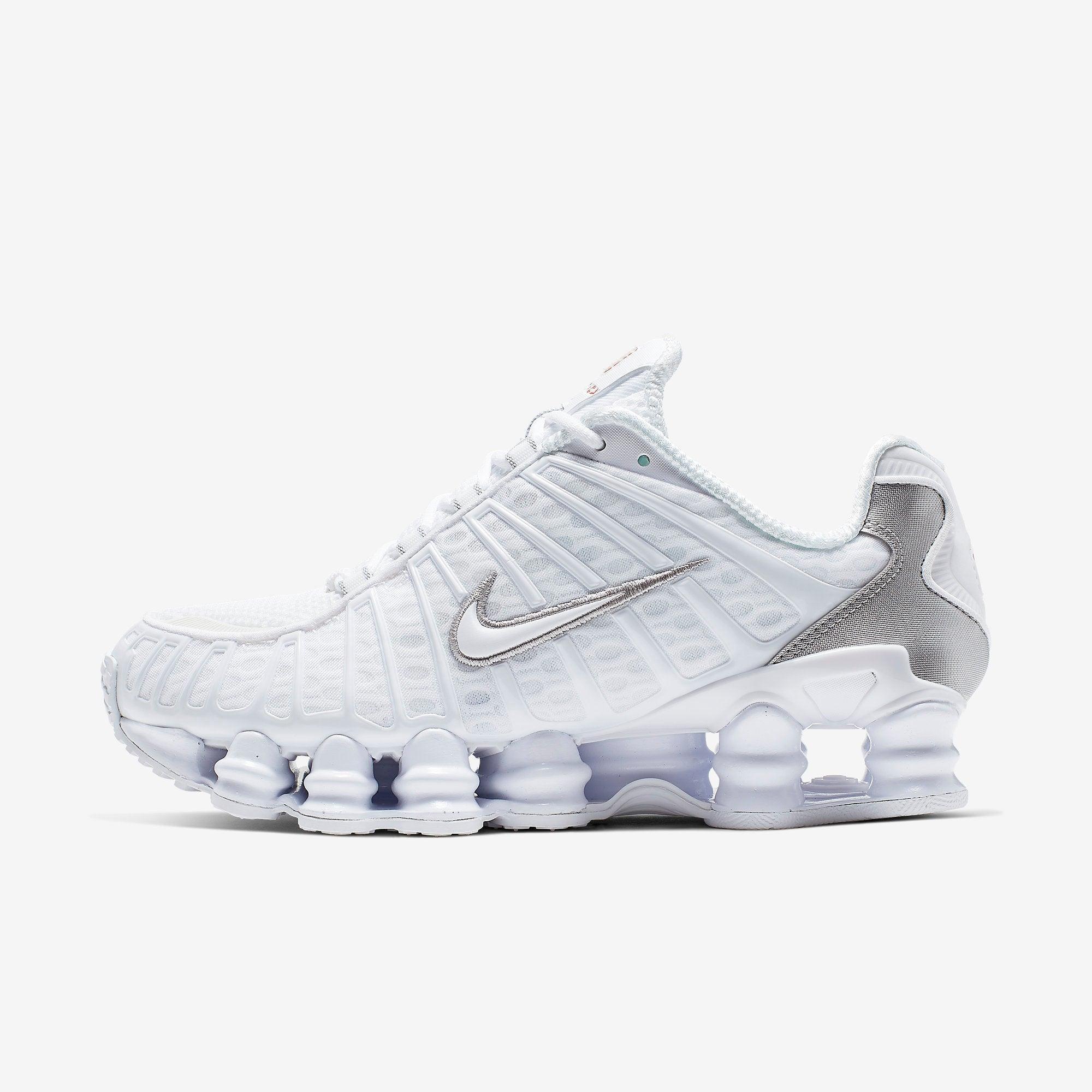 Nike Shox TL - White Metallic Silver