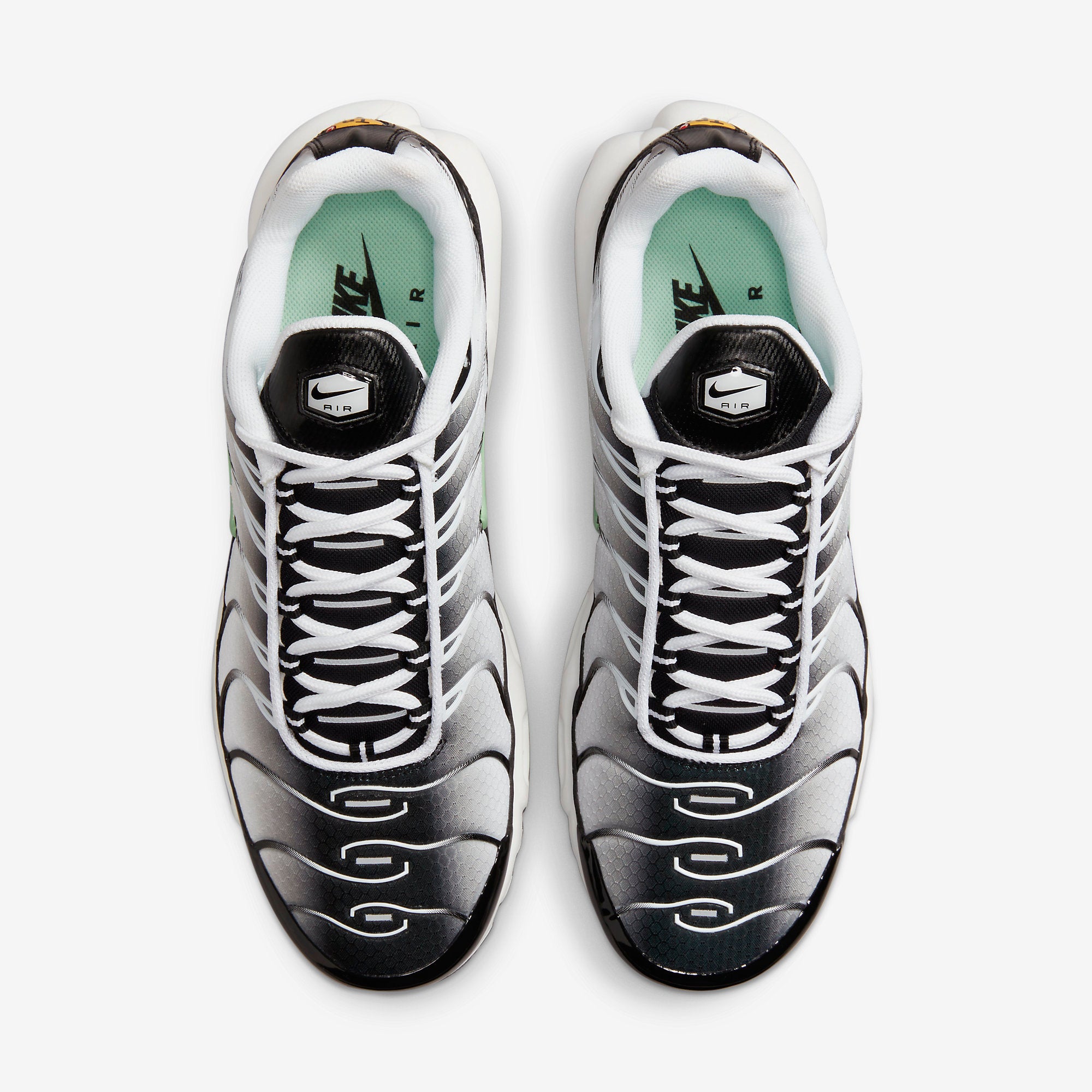 Nike Air Max Plus White Black Mint Green